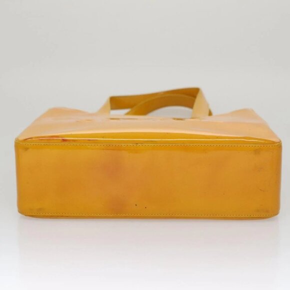 CHANEL Tote Bag Enamel Yellow CC - Picture 5 of 15